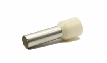 Hilpress Aderendhülsen 16 mm² isoliert elfenbein Hülse 18 mm lang  Kupfer verzinnt